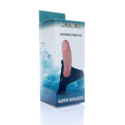 Penis na szelkach sex proteza pusta strapon 16cm