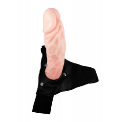 Penis na szelkach sex proteza pusta strapon 16cm