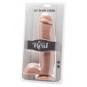 Dildo na przyssawce duży realistyczny penis 25cm