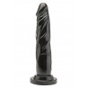 Dildo naturalne sztuczny czarny penis członek 18cm