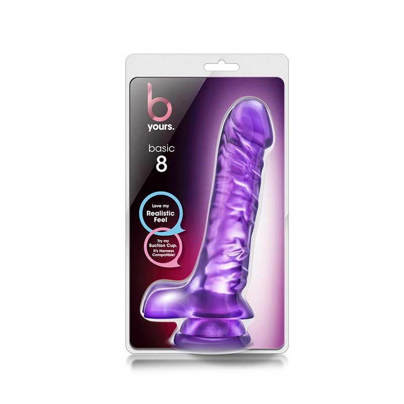Dildo-b yours basic 8 purple