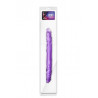 Dildo-b yours 14""""double dildo purple