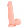Duże grube dildo jak żywy penis na przyssawce 20cm