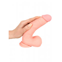 Duże grube dildo jak żywy penis na przyssawce 20cm