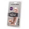 Grube realistyczne dildo wibrator przyssawka 15cm