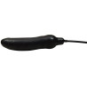 Nadmuchiwane czarne dildo penis z lateksu 25 cm