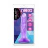 Dildo-naturally yours 5inch mini cock purple