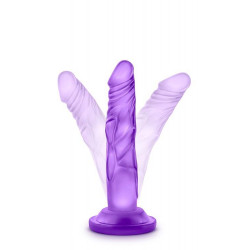 Dildo-naturally yours 5inch mini cock purple