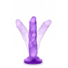 Dildo-naturally yours 5inch mini cock purple