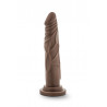 Dildo-dr. skin realistic cock 7.5 chocolate