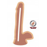 Dual density dildo6 inch balls
