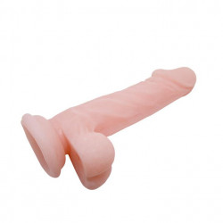 Duże grube dildo z przyssawką i jądrami sex 16cm