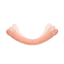 Naturalny realistyczny penis dwa końce podwójny 36