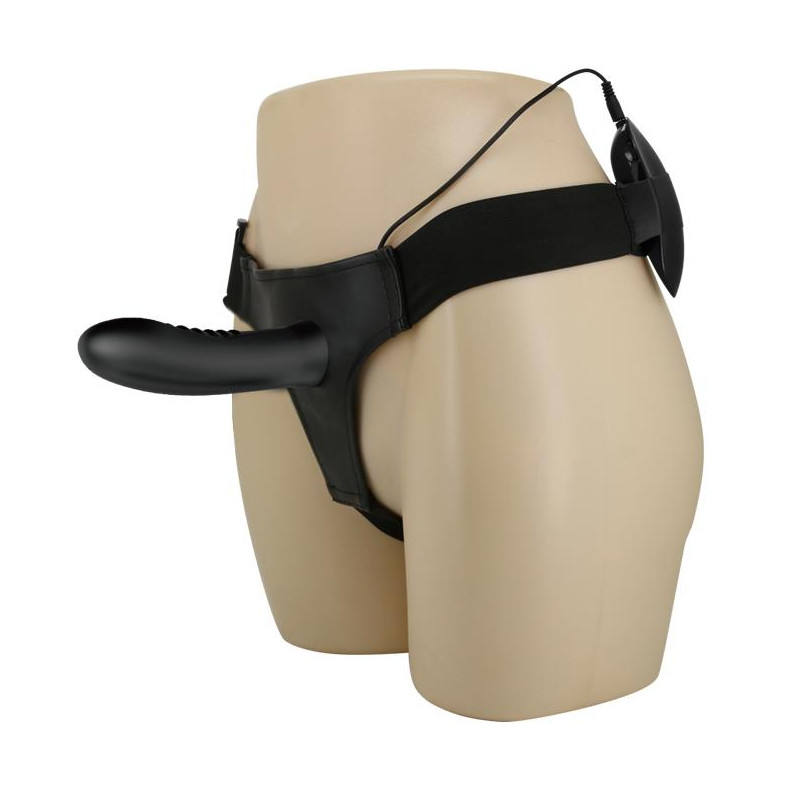 Wibrujące dildo paski majtki strap-on puste 18cm