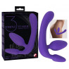 Potrójne dildo strap-on penetracja każdej dziurki