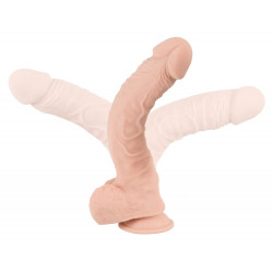 Realistyczne wyżyłowane dildo przyssawka 29,5 cm