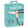 Wibrator strap-on uprząż paski 10 trybów 15cm sex